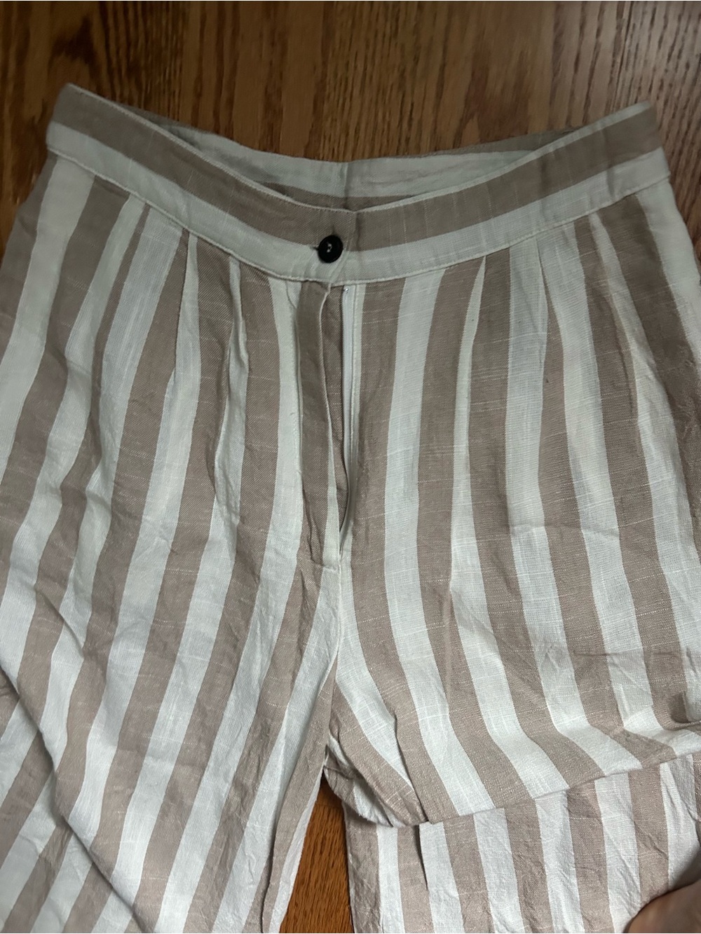 Striped Linen Pants